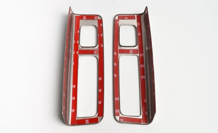 

4Pcs Stainless Steel Car Door Armrest Window Lift Control Panel Cover Trims Frame Fit For Volvo C30 S40 C70 Car Styling