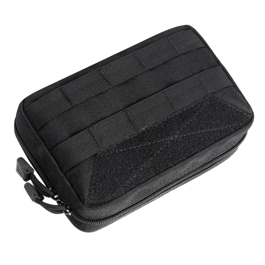 Сумка MOLLE компактная Горизонтальная карта многофункциональные поясные сумки маленький общепользовательский охотничий Мешок Molle - Цвет: Black