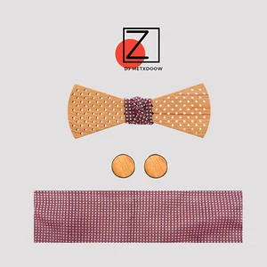 Галстук-бабочка мужской, деревянный, ручной работы