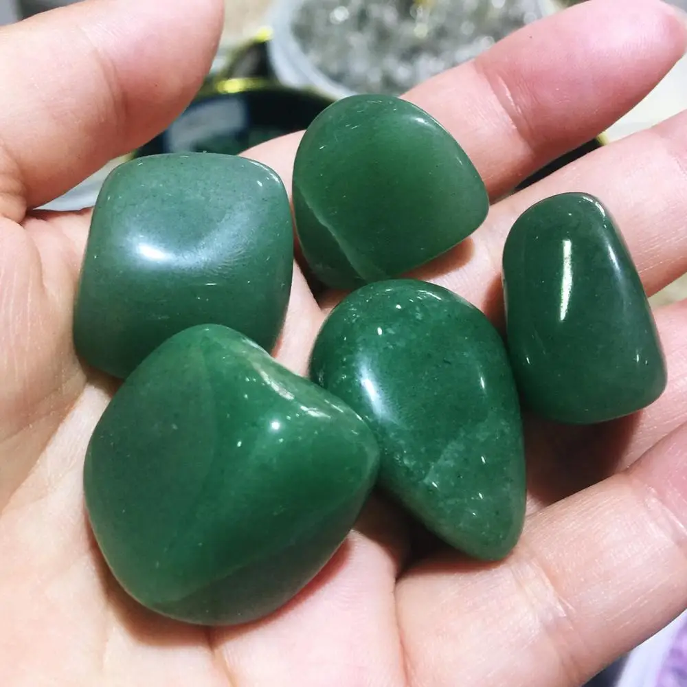 100 г натуральный зеленый нефритовый кристалл для украшения аквариума|Камни| |
