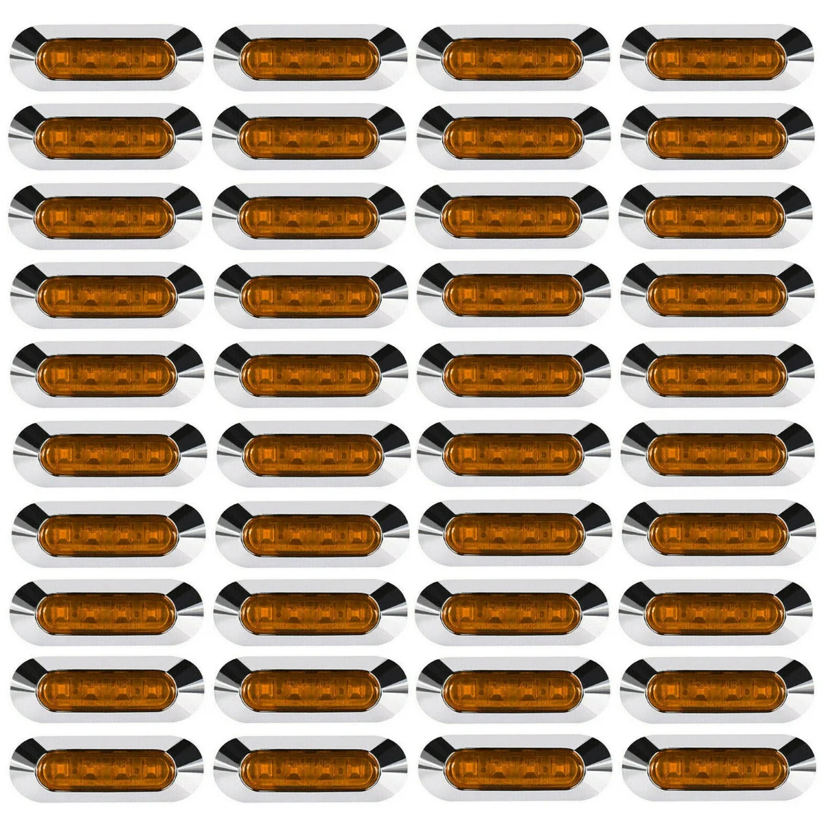 Fuleem для выведения токсинов 40 шт 4 светодиодный желтый светильник просвет Боковой