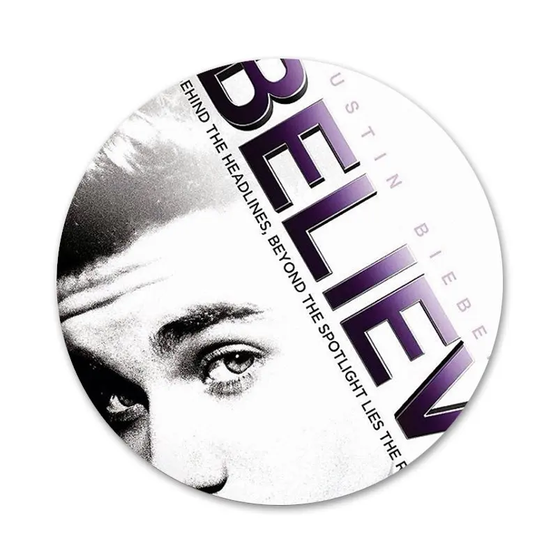 Значки супер звезда для Джастина Бибера 58 мм |