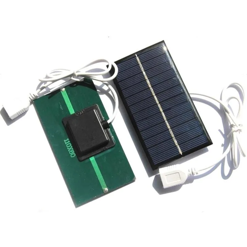 

The Car Households Are Two -port USB2.4A Travel Ca 110*60*3MM Solar Charging Board Mini Solar Panel Diy Solar System For Phone