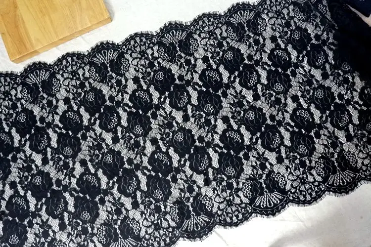 Тонкий кружевной цветок из газа с пустотами длиной 3 метра для одежды и свадебных аксессуаров в стиле DIY.