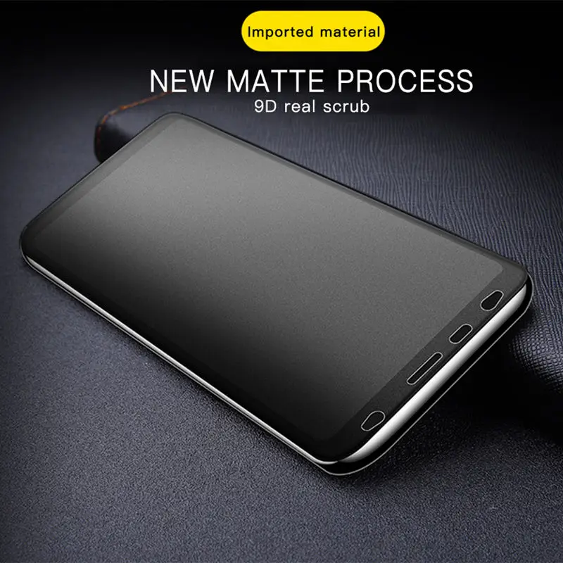 Матовое закаленное стекло 9D для Samsung Galaxy A50 A70 A51 A71 A01 A11 A31 A81 A91 A10E A20E A10S A20S с защитой