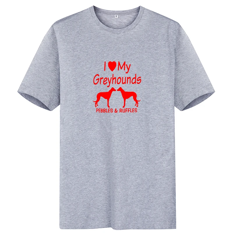 Srivb I Love My Greyhounds мультяшная Футболка женская Tumblr черно белая хипстерская футболка