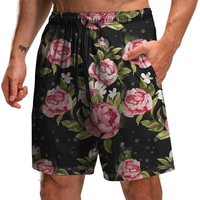 Шорты мужские с 3D принтом, свободные быстросохнущие пляжные штаны, модные спортивные в стиле хип-хоп, в стиле Харадзюку, летние