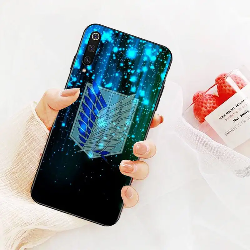 

HPCHCJHM anime Attack On Titan Phone Case Cover for Redmi Note 8 8A 7 6 6A 5 5A 4 4X 4A Go Pro Plus Prime