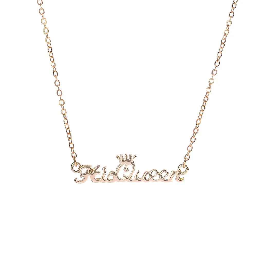 Тиковый лес на заказ модное ожерелье из нержавеющей стали с именем