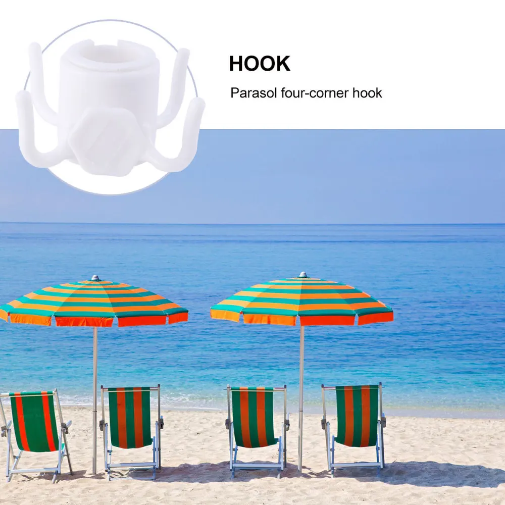 

2pcs Umbrella Hanging Hook Beach Hook Umbrella Hanging Hook for Hat