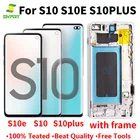 Super AMOLED для Samsung Galaxy s8 s8 + s9 s9 + s10 s10 + note 8 9 10, ЖК-дисплей, сенсорный экран с рамкой