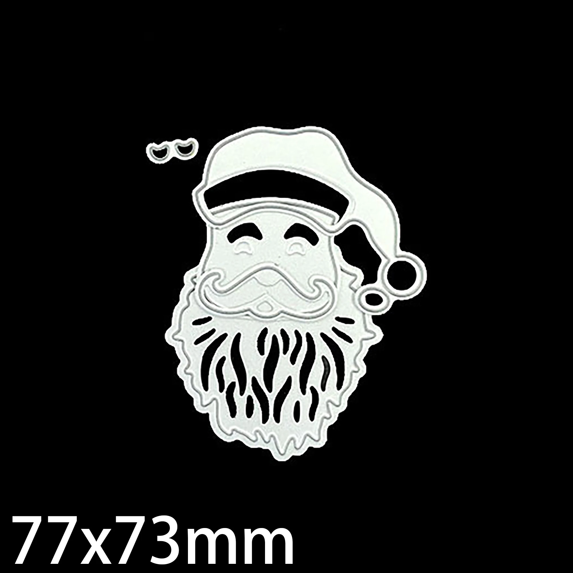 Рождественские металлические Вырубные штампы Санта Клауса для фотографий