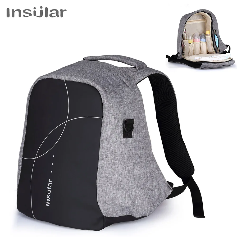 Сумка для подгузников мам модная нейлоновая многофункциональная сумка большой