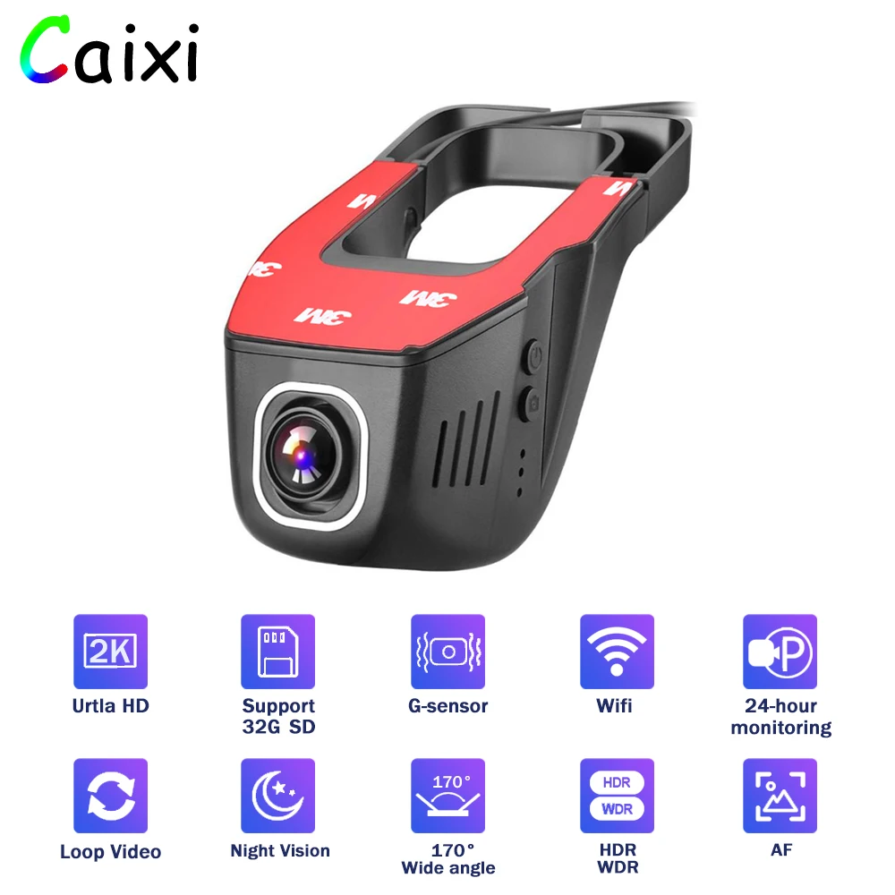CaiXi автомобиля Dvrs видео рекордер Dash Cam Full HD 1080P Wi-Fi приложение автомобильные
