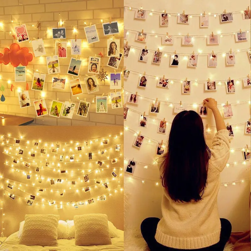 Новый год 2021 домашний декор Рождественская сказочная гирлянда 1/2/5/10 м