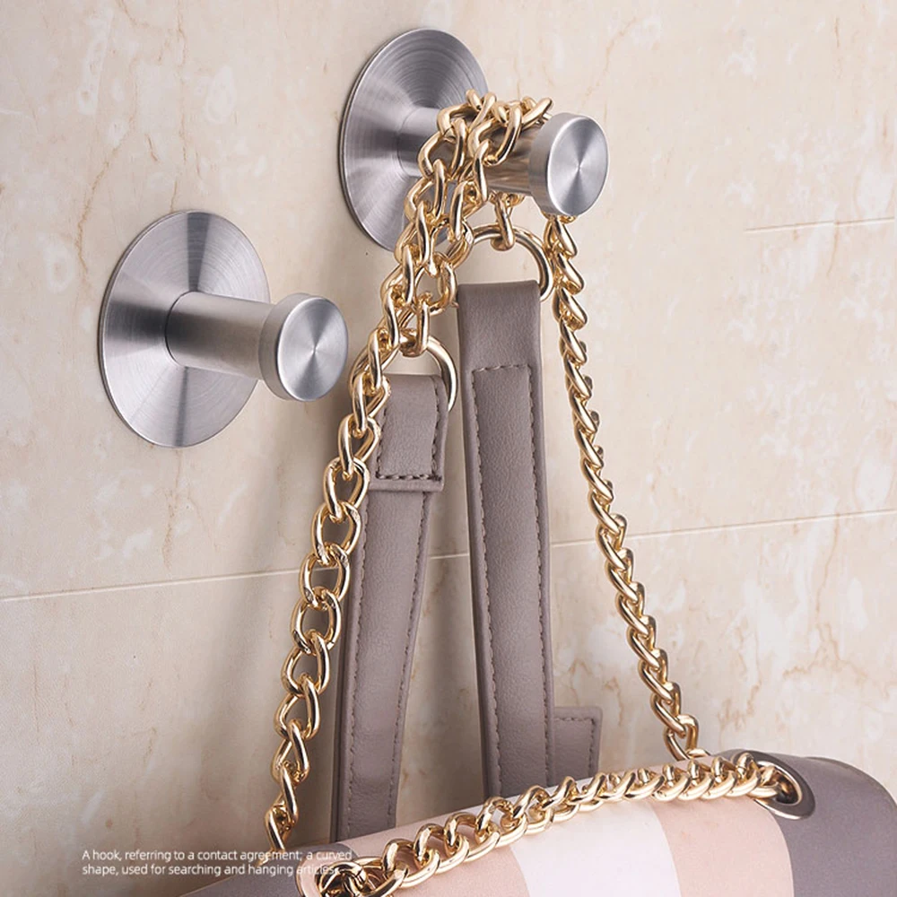 Крючки клейкие из нержавеющей стали настенная вешалка для одежды пальто шляпы