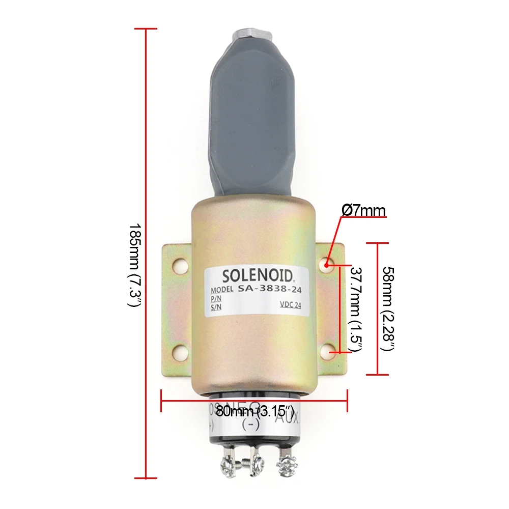 HNROCK Новый соленоид SA-3838-24 2003-24E7U1B1S2A YC101637 | Автомобили и мотоциклы
