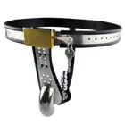 Нижнее белье из нержавеющей стали, Пояс верности для мужчин, мужское устройство верности с клеткой для пениса, анальные пробки, Пояс верности, секс-игрушки для мужчин