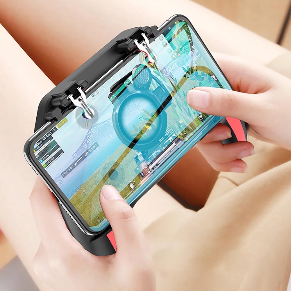 H10 геймпад PUBG контроллер двойной крутой вентилятор 2500/5000 мАч power Bank игровой контроллер Джойстик для Мобильные телефоны Android IOS Телефон