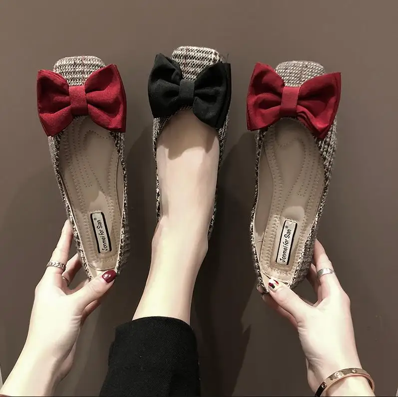 Элегантные женские балетки на плоской подошве Удобные высококачественные