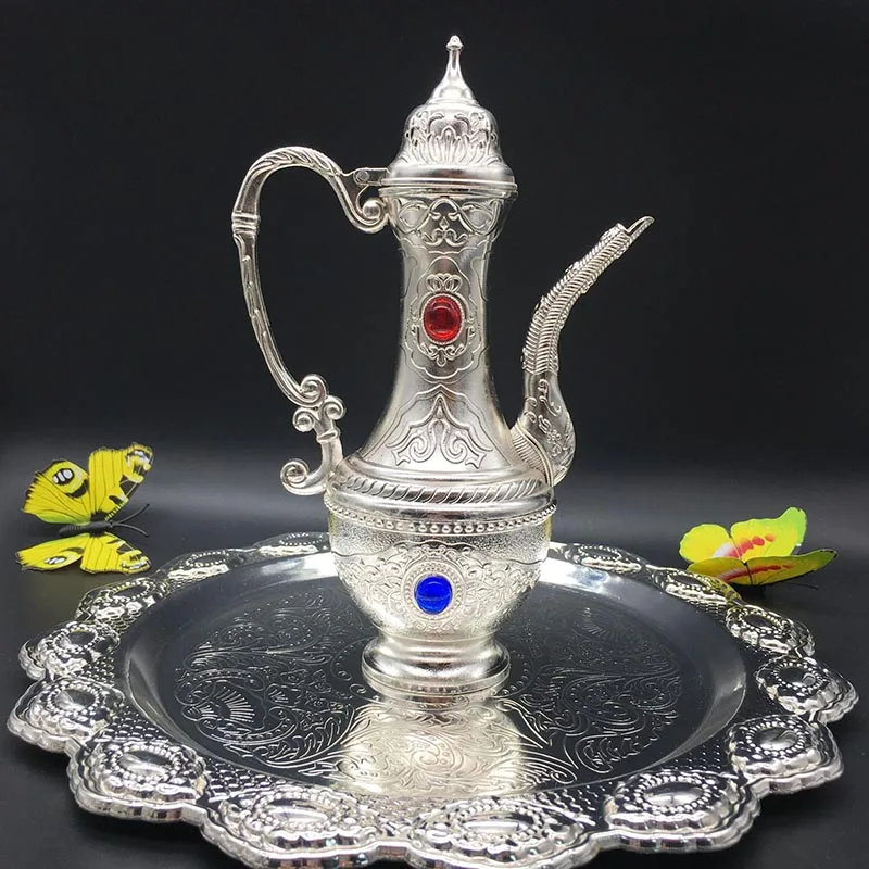 Посеребренная фляжка чайный набор винный Высококачественный цинковый сплав