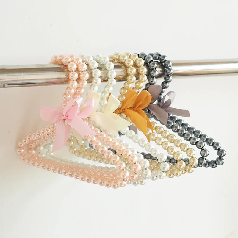 

3/5/10PCS/lot 14CM 20CM 30CM Top Quality Baby Hangers For Clothes Kids Pearl Plastic Hanger Child Clothes Rack Pet Dog Hangers