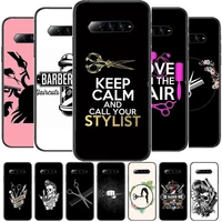 hair stylist hairdresser phone case for xiaomi redmi black shark 4 pro 2 3 3s cases helo black cover silicone back prett mini co