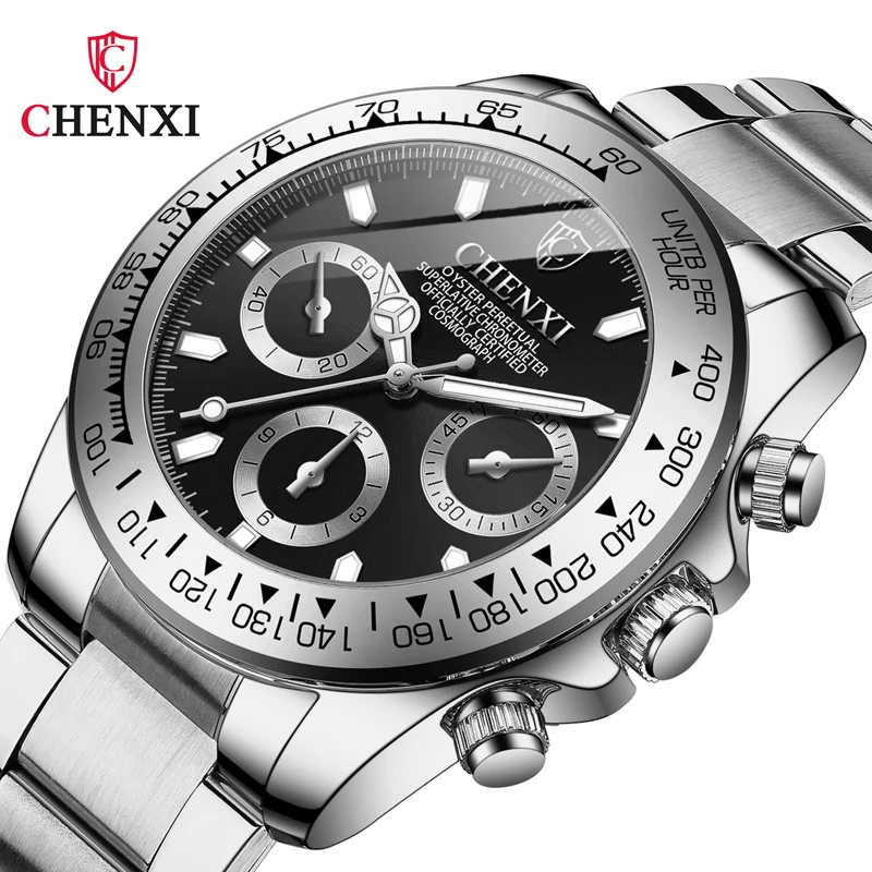 Military Quartz Watch Men Luxury Big Dial Analog Clock Waterproof Sports Watches For Men Stainless Steel Wristwatch Reloj Hombre