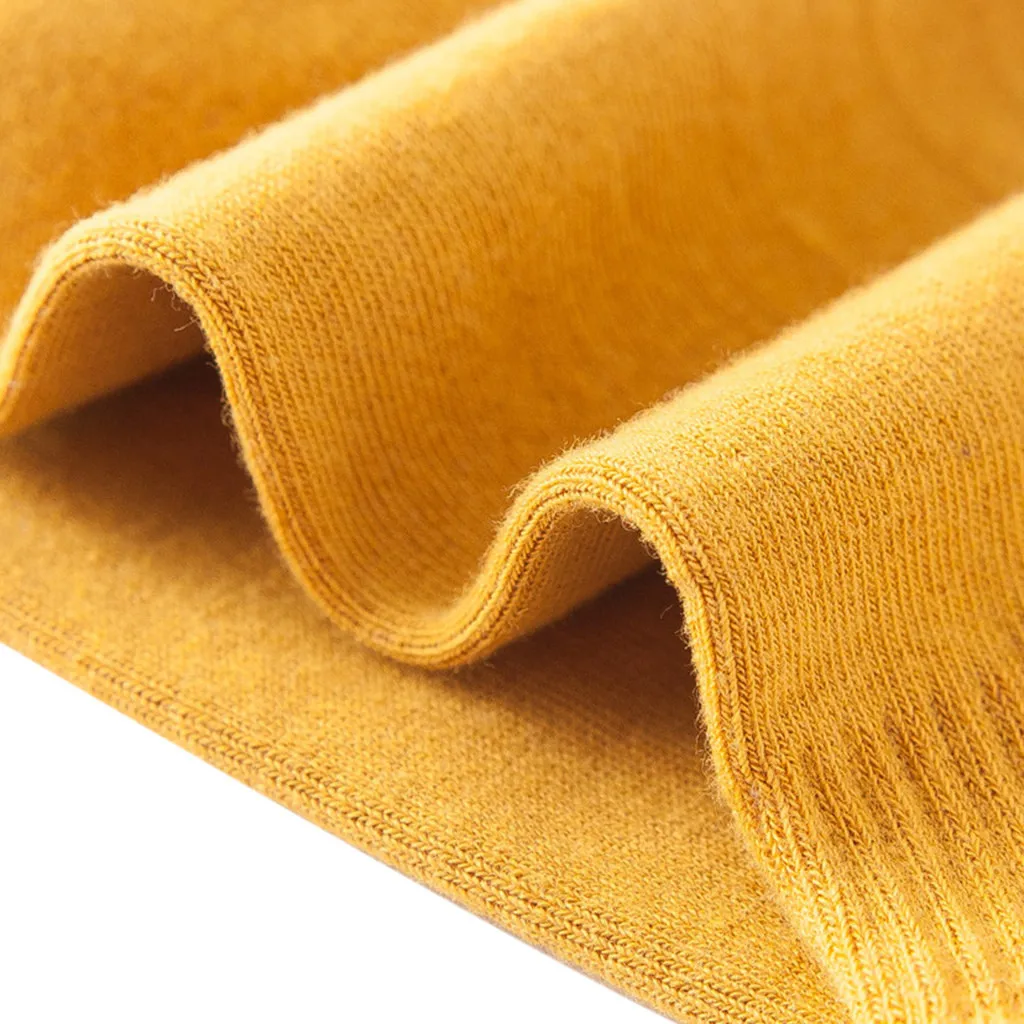 Женские хлопковые носки одноцветные удобные до щиколотки | Женская одежда