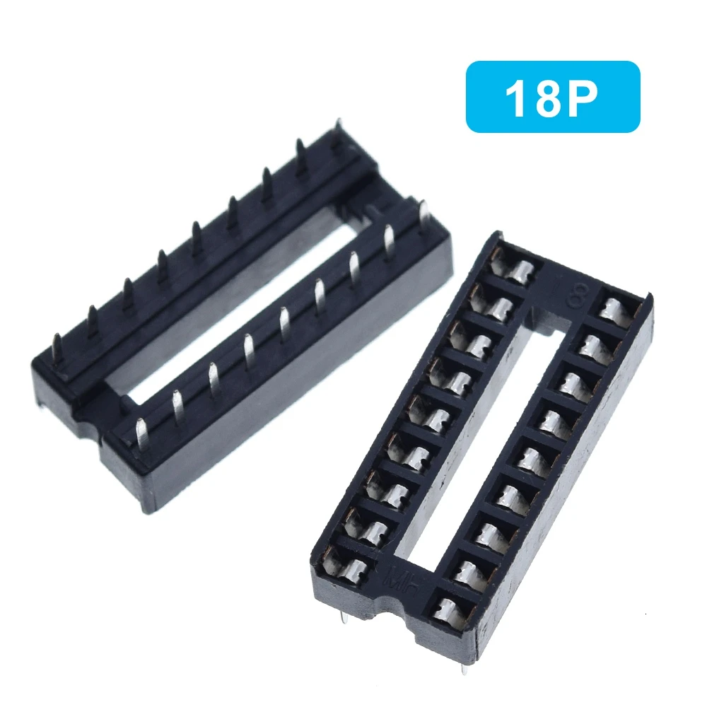 10 шт. IC сиденье 6 P/8 P/14 P/16 P/18 P/20 P/24 P/28 P DIP ИС адаптер припоя Тип 28 pin узкий корпус гнезда DIP MCU сиденье 24PIN