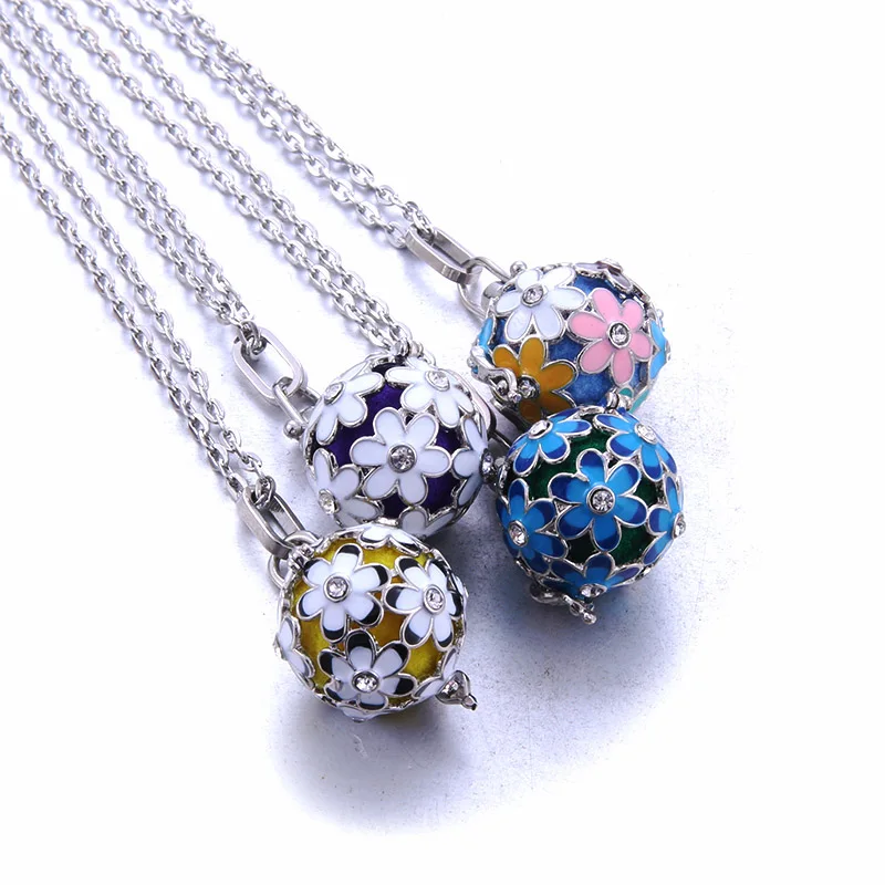 10 шт. Мехико Chime Music Locket Ball ожерелье винтажное для беременных ароматерапии эфирное