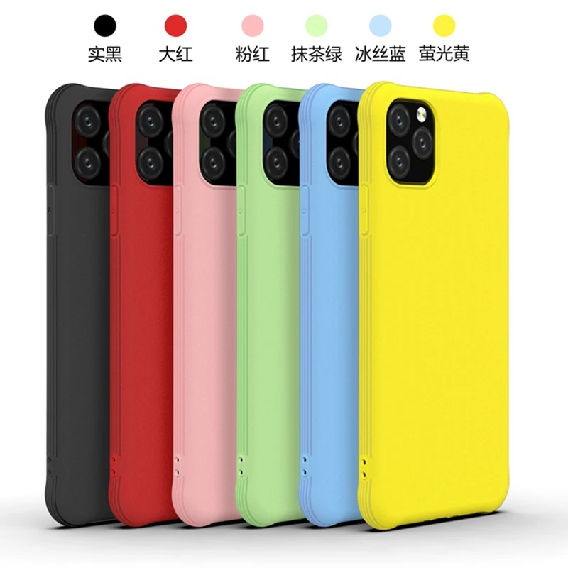 Drop proof Airbag мягкий матовый чехол из ТПУ для нового iphone 2019 XI MAX X XS XR 10 7 8 6 6S Plus Модный