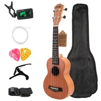 irin soprano ukulele 21inch mahogany wood beginner 4 strings mini guitar rosewood fingerboard neck music instrument