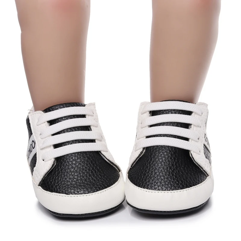 

Baby Boys Girls Cartoon PU Leather Anti-Slip Shoes Dinosaur Floral Pattern First Walker Toddlers Cute Kid Prewalkers