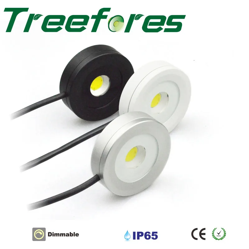

AC 110V 120V 220V 230V 240V 3W IP65 Slim Led Cabinet Lamp 14mm Thin Led Downlight CE RoHS Mini Led Spot Light for Home Interior