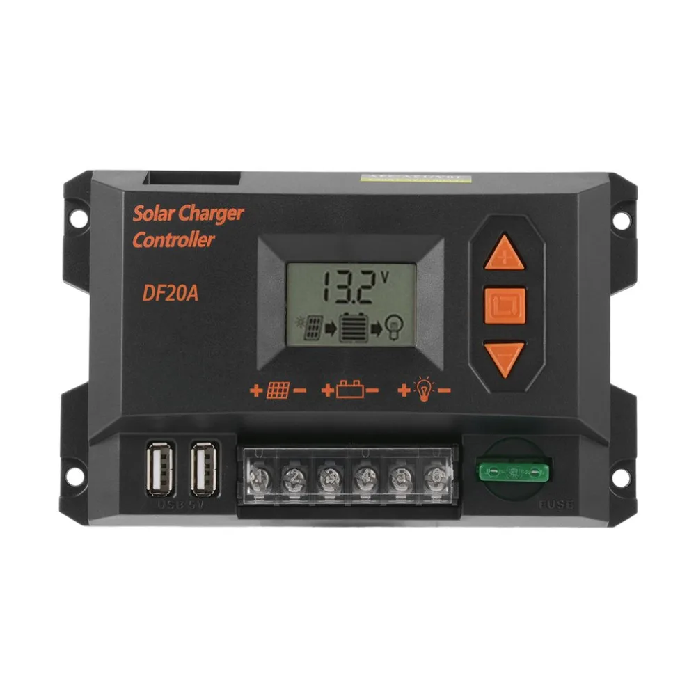 Устройство управления солнечным зарядным устройством ШИМ 20 А 12 В/24 В