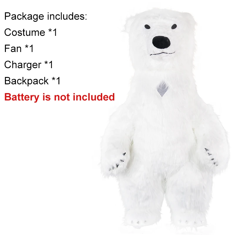 

8 шт. 2 м полярный медведь 1 шт. 2,6 м полярный медведь и 1 шт. 2,6 м медведь Маша