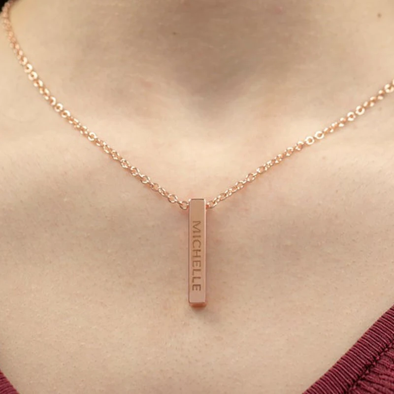 Четырехсторонний резной кулон с символом забавного имени индивидуальное