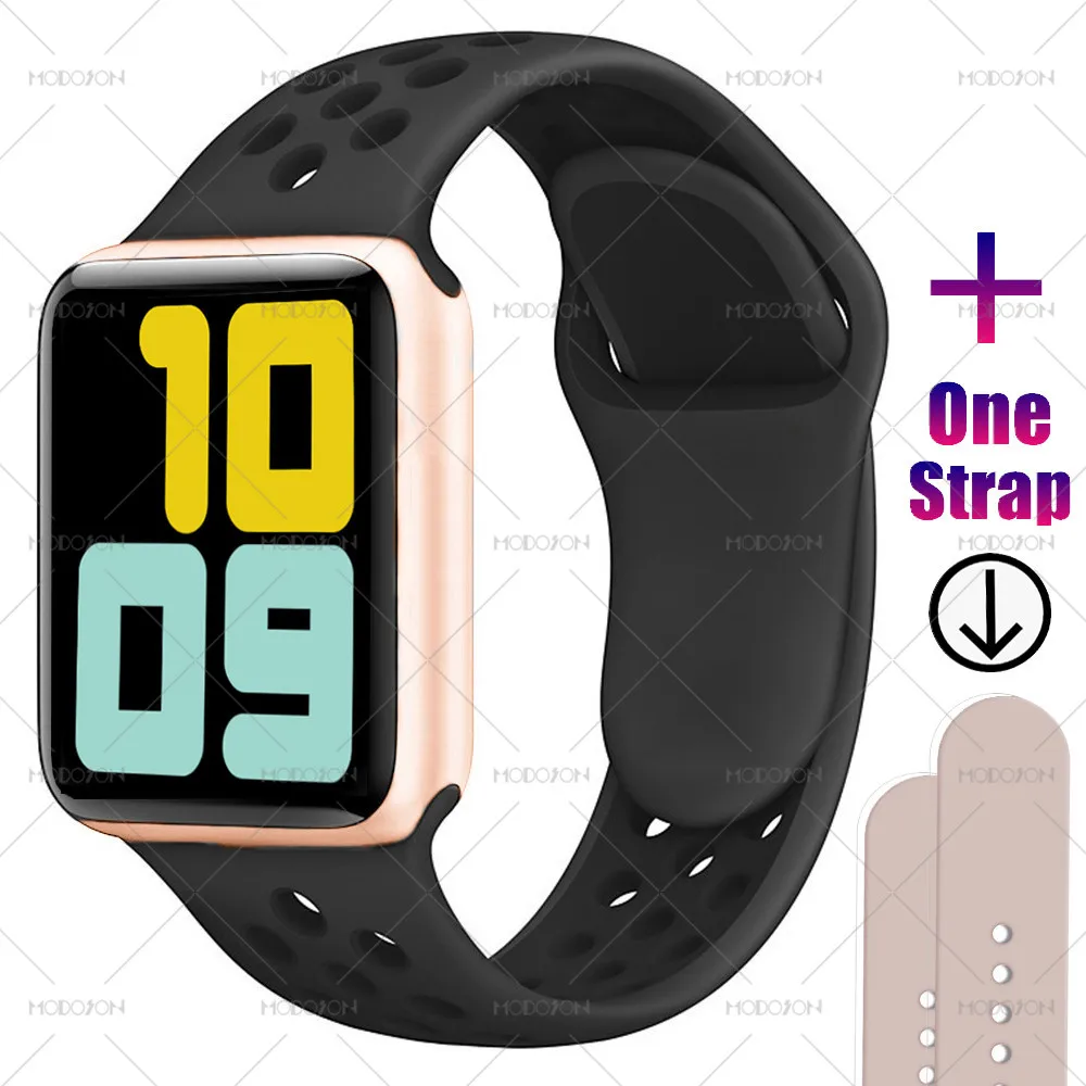 gold gray black MODOSON умные часы iwo 11 мини серия 5 монитор сердечного ритма кровяное Кислородное давление Smartwatch PK iwo 12 для Apple iphone Android - Цвет: gold gray black