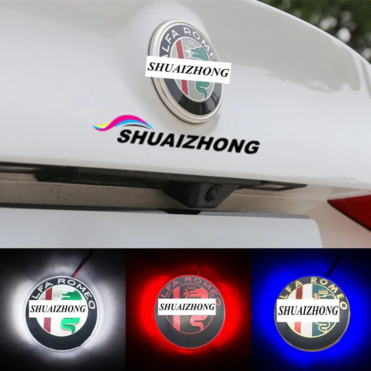 3D ALFA ROMEO 75 мм лазерный Водонепроницаемый светодиодный фонарь автомобильный