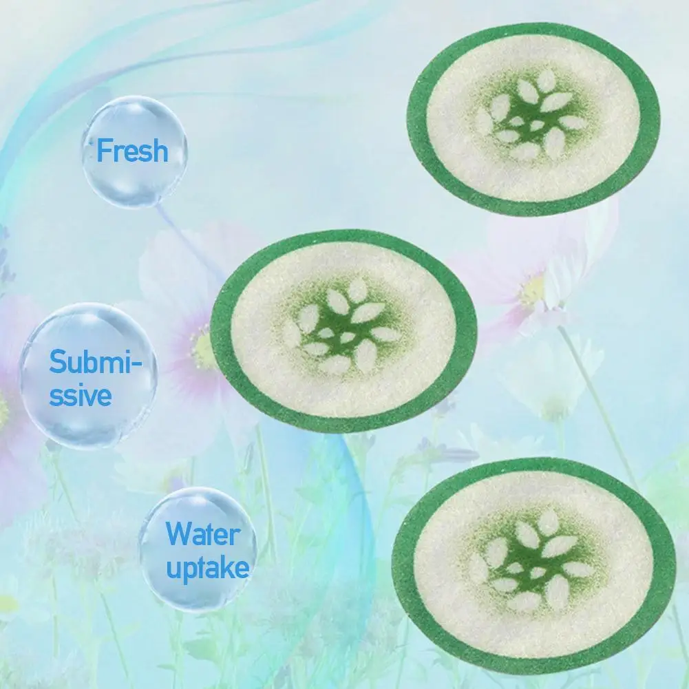 

100pcs Cucumber Hydra-gel Eye Patches Eye Pads Strong Absorption Water C8U1
