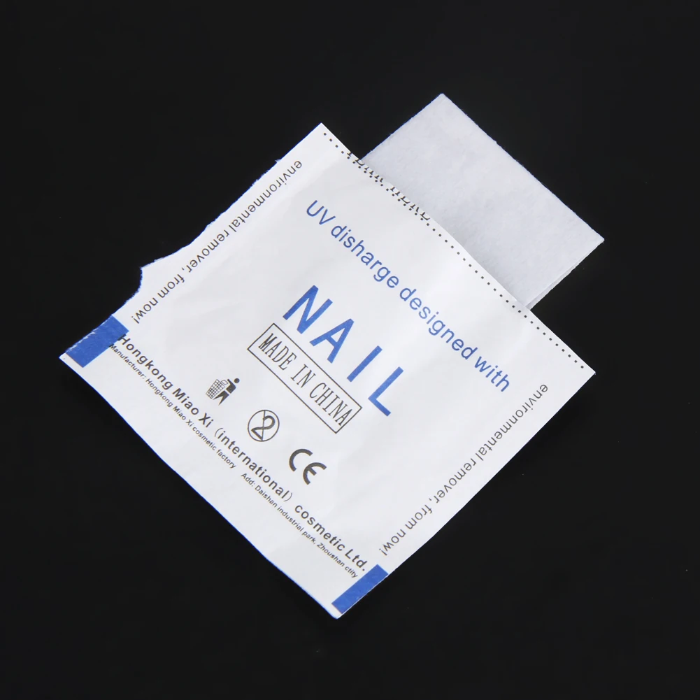 200 ПК фольгированные УФ гель для ногтей удаления обертывания коврик нейл арта