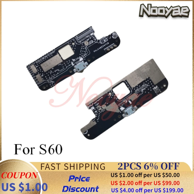Порт зарядного устройства Novaphopat Для Doogee S60 порт для зарядной док станции USB разъем