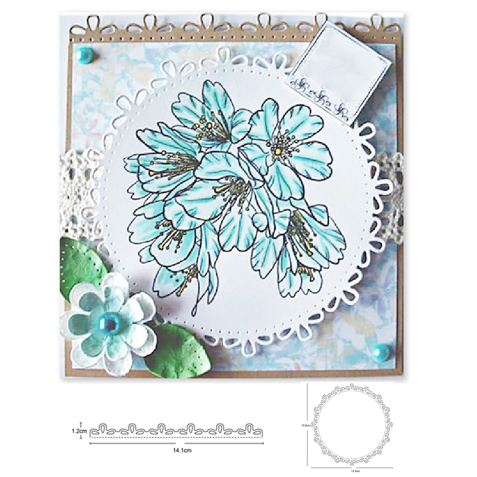 

circle stripe frame Metal Cutting Dies new die template for DIY Scrapbooking Album Decor Embossing Paper Card Crafts Die Cut