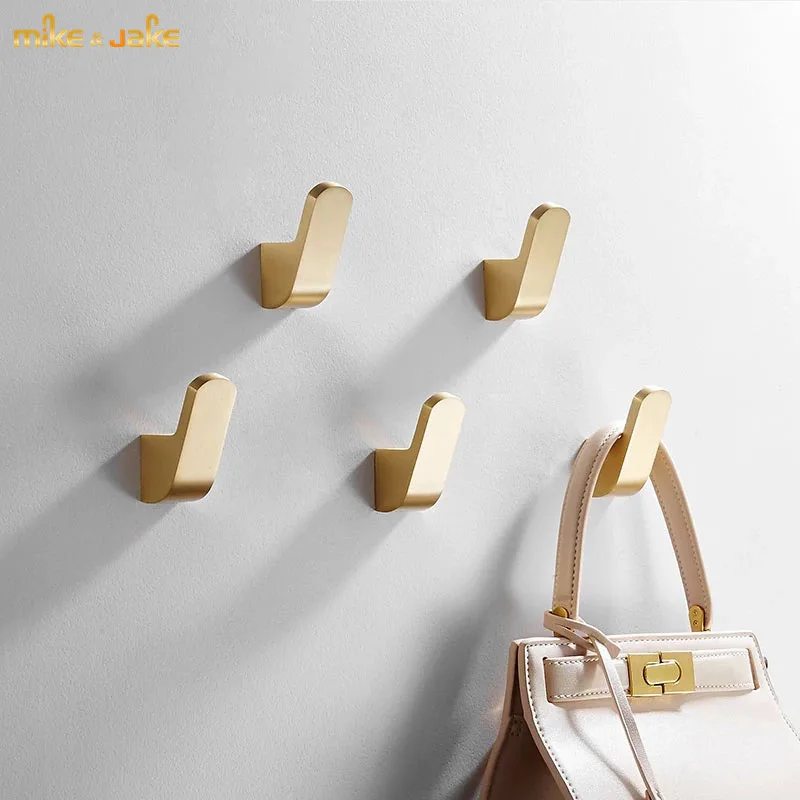 Роскошный латунный золотой крючок для кистей вешалка ткани и сумок медный ванной