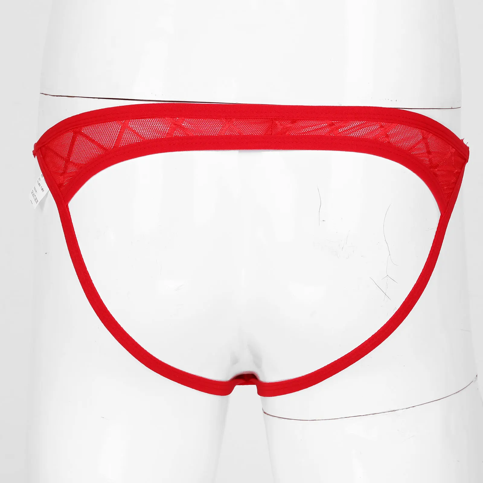

Mens Lingerie G-String Thong Briefs Gay Male Erotic Panties See Through Bulge Pouch Underwear Low Rise T-Back Thongs Underpants