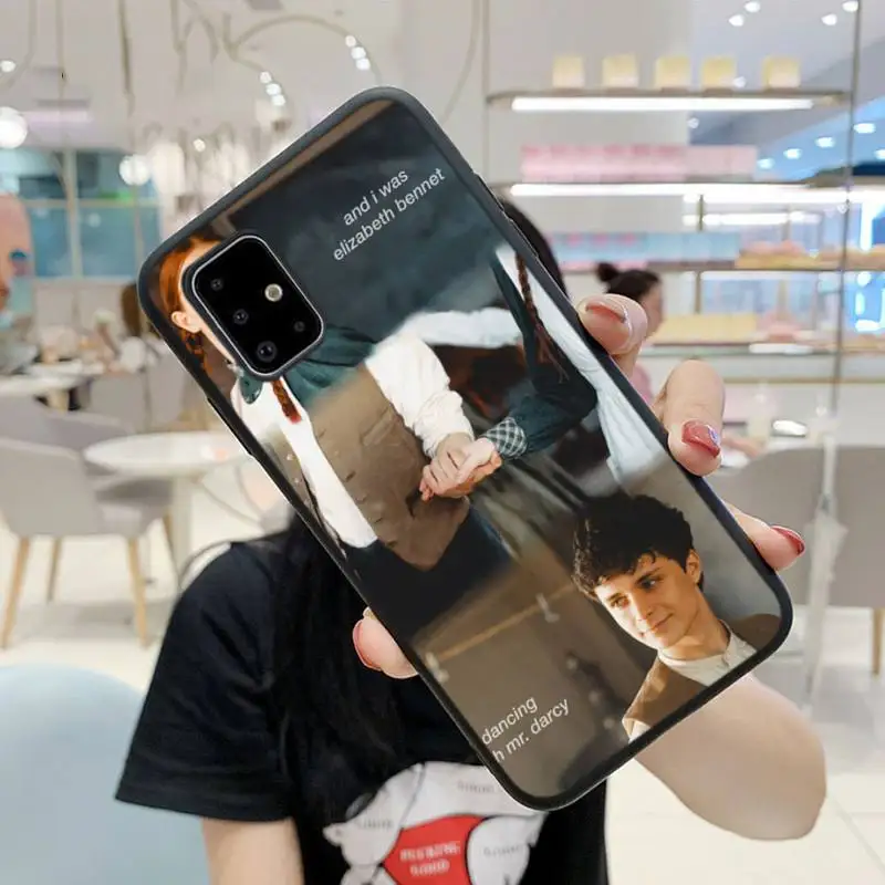 

ZFGHSHYQ Anne With An E Black Phone Case For Samsung S9 10 20Plus Note 7 8 9 10 10plus Pro J8 M30 31 A30s A71