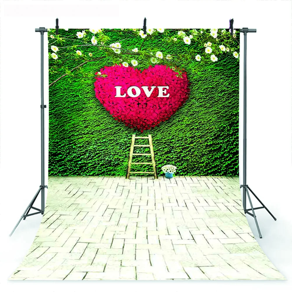 Любовь красное сердце декорации с розами День Святого Валентина десерт Баннер