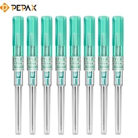 pepax 50pcs 18g gauge ear nose piercing needles iv catheter needles kit piercing for piercing start beginner kits body piercing