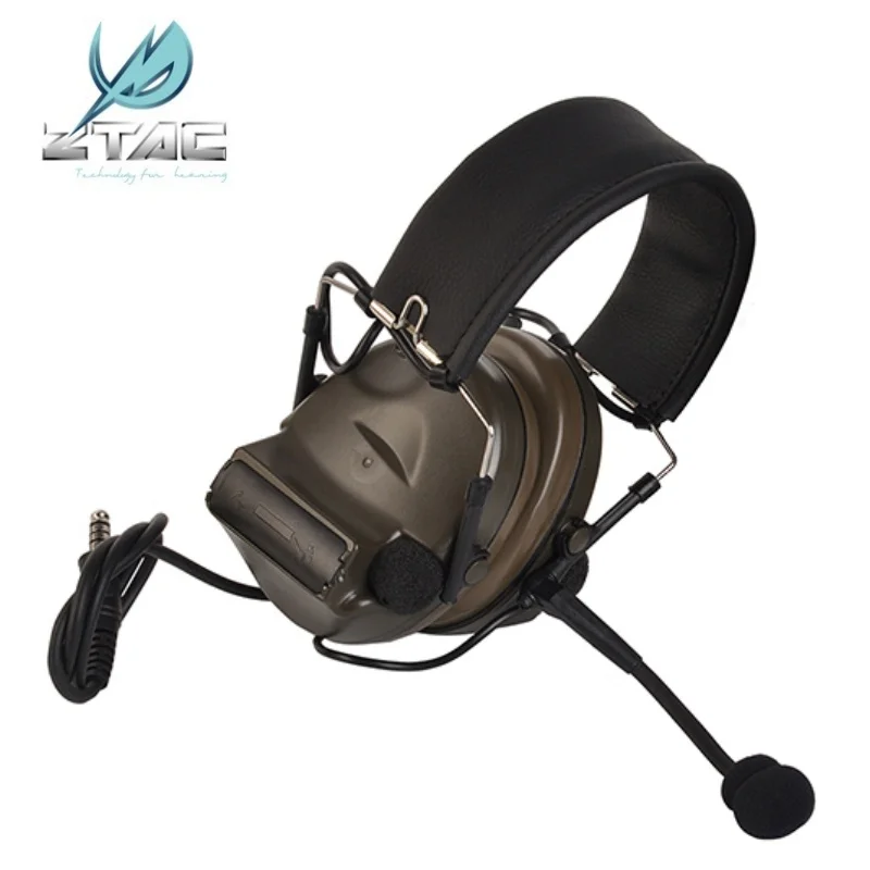 Z Tactical Comtac II Peltor Headset No Noise Reduction Function Communication Softair Earphone Ztac Airsoft Military Headphone